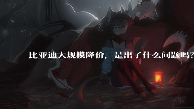 比亚迪大规模降价，是出了什么问题吗？