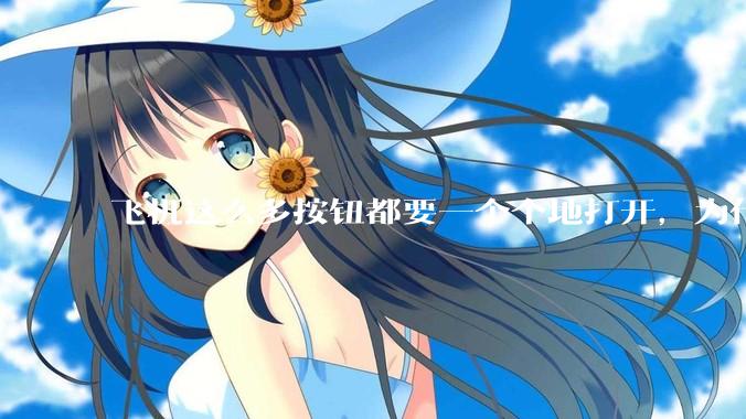 飞机这么多按钮都要一个个地打开，为什么不能一键启动？